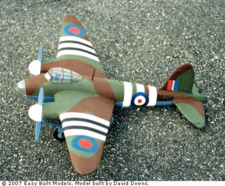 { display model }Easy Built made Mosquito Bomber( wing length :25~=635mm)*** remainder 1