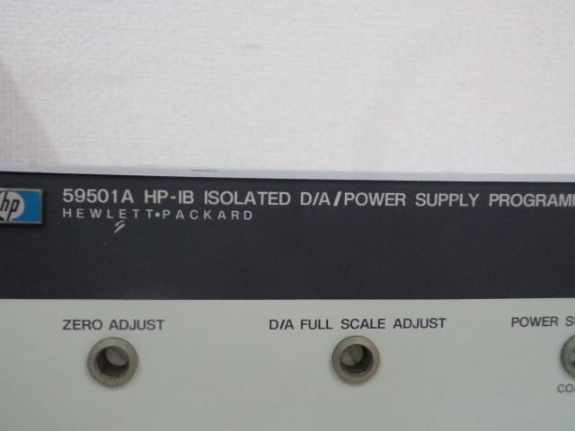 hp　ヒューレットパッカード　59501A　　HP-IB ISOLATED　D/A　POWER SUPPLY　PROGRAMMAER　ジャンク②_画像2