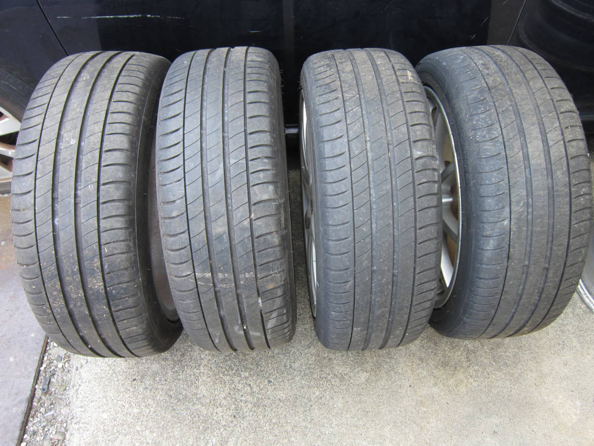 17インチホイール＆タイヤ 7JJ +44 PCD100 4穴 205/45R17４本ミシュラン _画像9