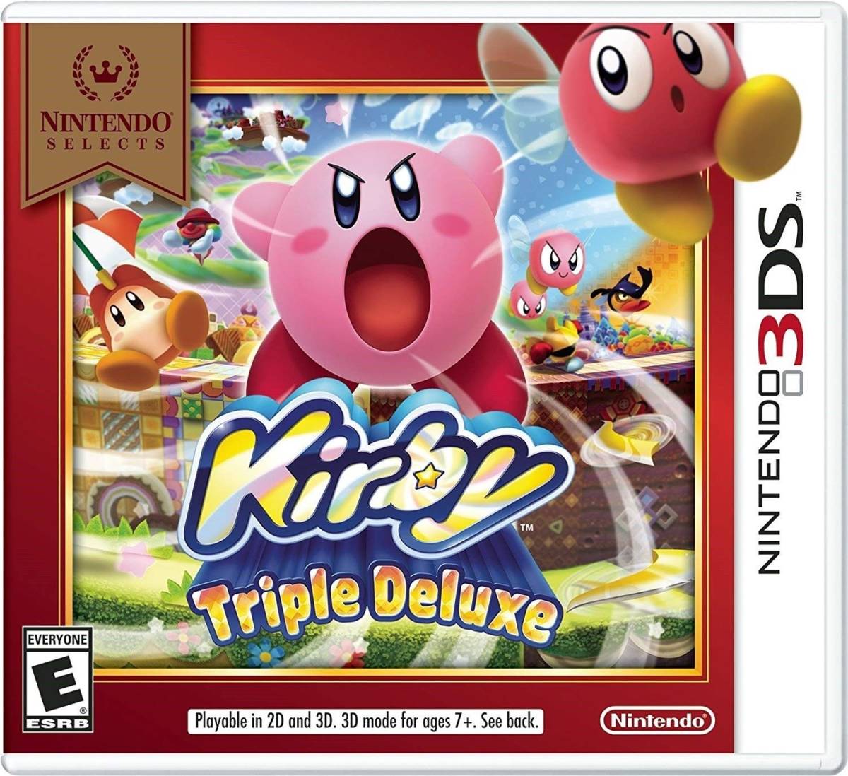 海外限定版 海外版 3DS 星のカービィ トリプルデラックス KIRBY TRIPLE DELUXE_画像1