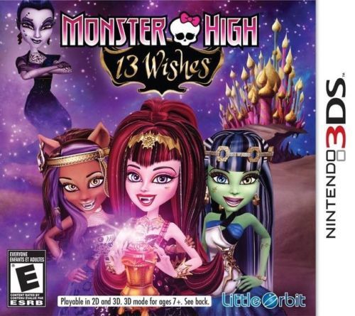  abroad limitation version overseas edition 3DS Monstar high Monster High 13 Wishes