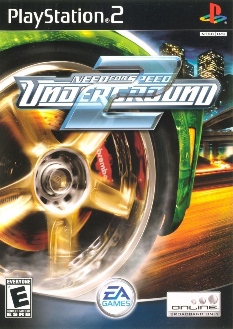 海外限定版 海外版 プレイステーション2 ニード・フォー・スピード アンダーグラウンド2 Need For Speed Underground 2 PS2