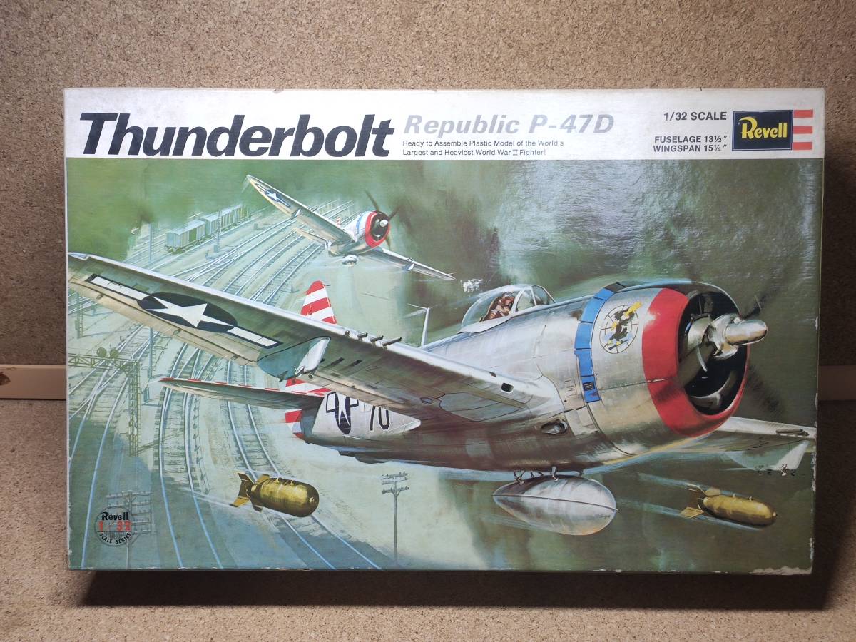 Revell 1/32 P-47D Thunderbolt レベル サンダーボルト プラモデル_画像1