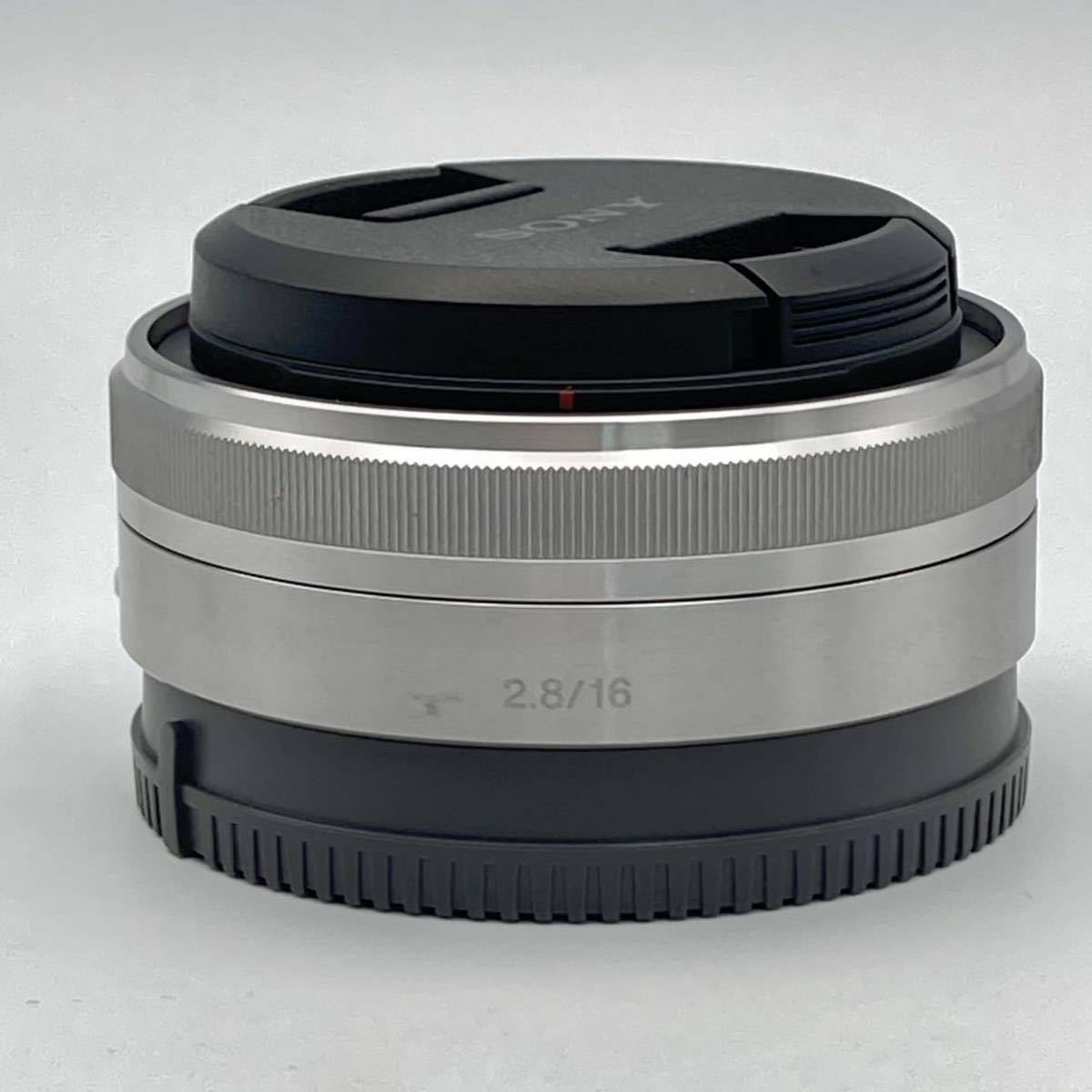 【美品】一眼レフカメラ フィルムカメラ SONY ソニー単焦点レンズ E 16mm F2.8 SEL16F28_画像3