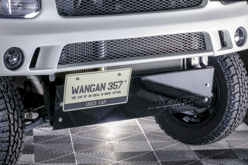 WANGAN357 DA17V DA17W エブリイ ワゴン エブリー バン フロント スキッドバンパー スチール製 黒 ブラック塗装仕上げ品 357C008_画像3