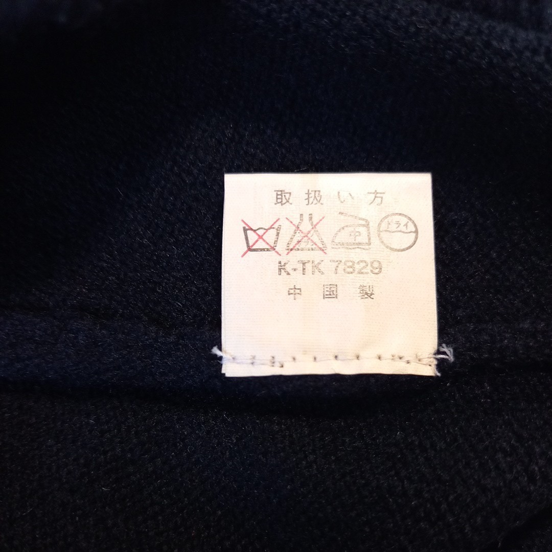 PoLo by Seven International　ポロ　セブン　インターナショナル　ウール　タートルネックセーター　未使用タグ付き　サイズ　M　ブラック_画像7