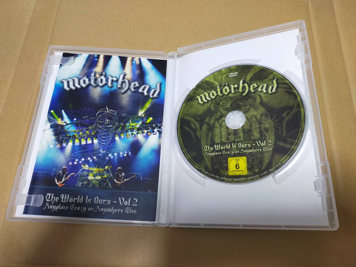 即決　輸入盤　ディスク6枚組　MOTORHEAD モーターヘッド END OF THE WORLD [LIMITED BOX SET]　2CD+3DVD+BLU-RAY　ブルーレイ