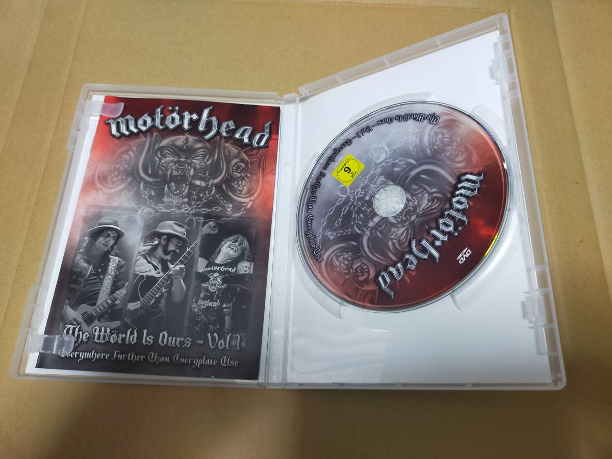 即決　輸入盤　ディスク6枚組　MOTORHEAD モーターヘッド END OF THE WORLD [LIMITED BOX SET]　2CD+3DVD+BLU-RAY　ブルーレイ