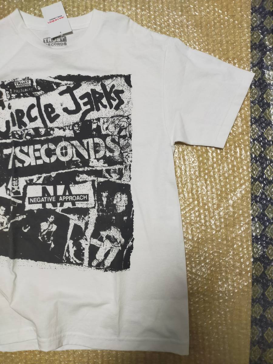 即決　未使用　CIRCLE JERKS サークル・ジャークス/7SECONDS 7セカンズ/NEGATIVE APPROACH 2022 NORTH AMERICAN TOUR　Tシャツ　Mサイズ