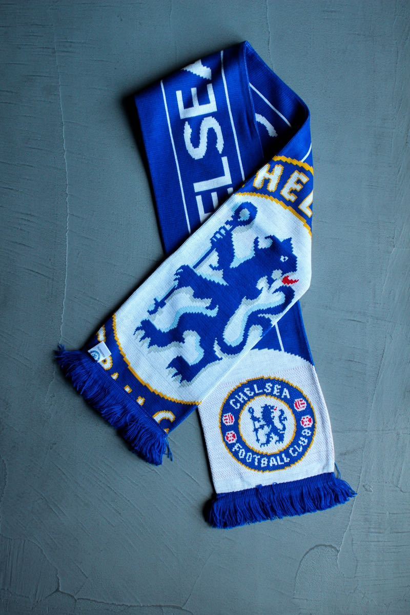 チェルシー サッカーマフラー Chelsea fc 現地購入 - マフラー