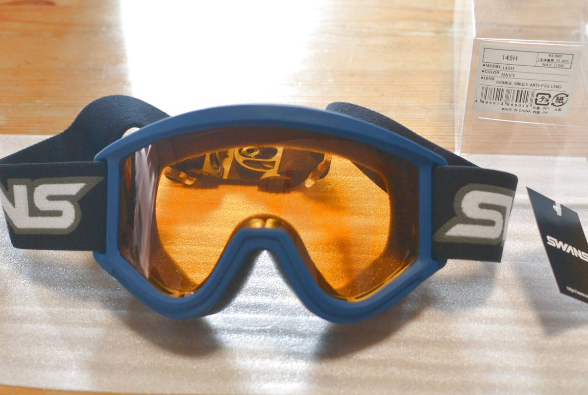 送料520円 新品 スワンズ スノーゴーグル ジュニア キッズ 子供用 スキー スノーボード SWANS_画像1