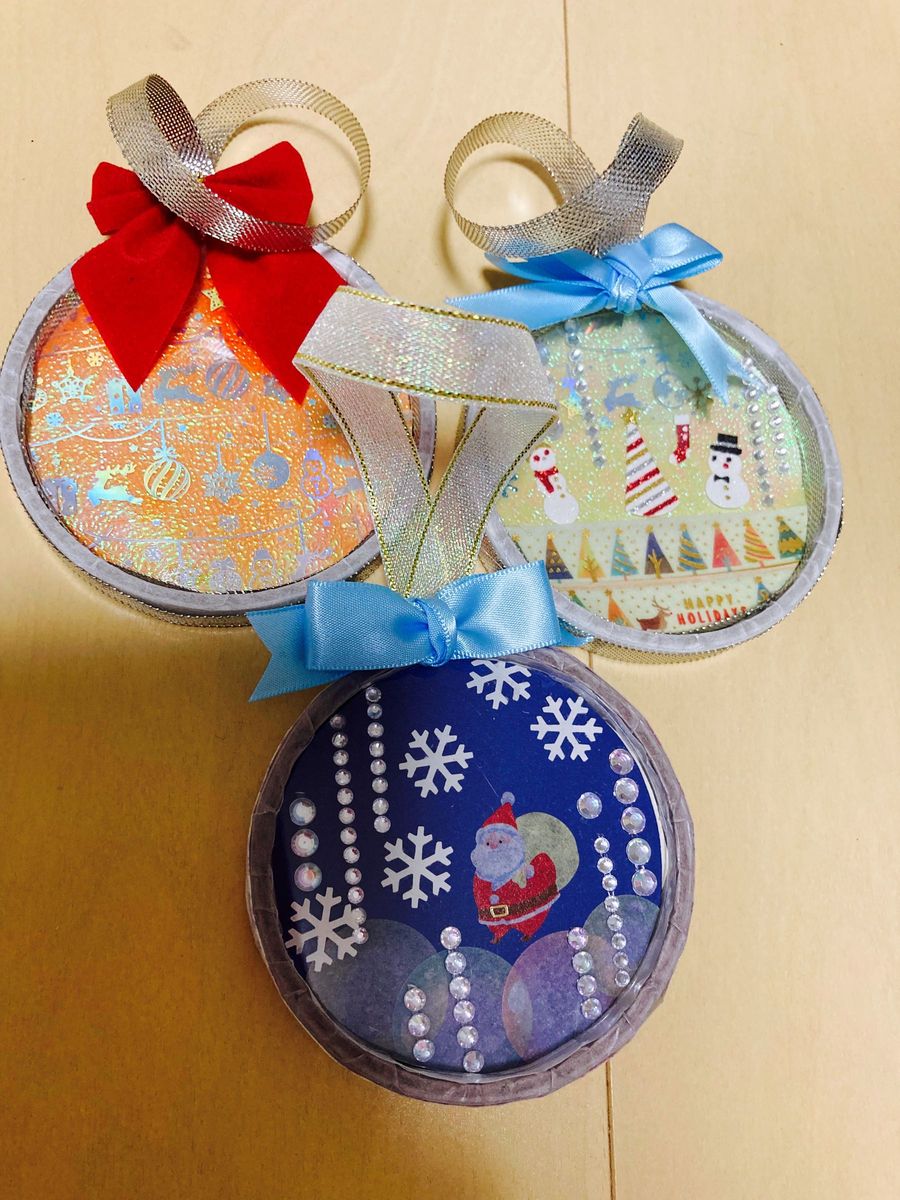 ハンドメイド　クリスマスオーナメント