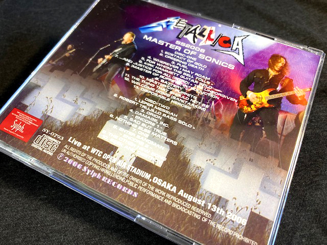 Sylph ★ Metallica -「Master Of Sonic」サマーソニック大阪2006 2CDR_画像3