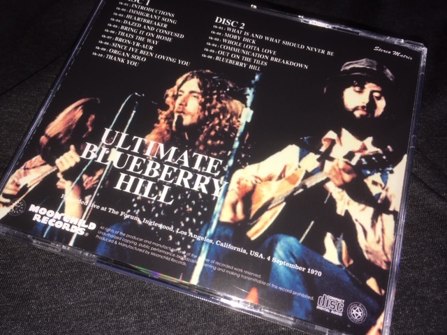 Moon Child ★ Led Zeppelin -「Ultimate Blueberry Hill」Srereo Matrix プレス2CD_画像3
