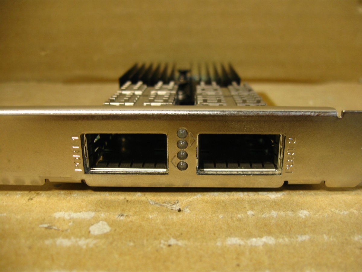 ▽HP 764284-B21 InfiniBand FDR/Ethernet 10Gb/40Gb 2ポート 544+QSFP Adapter PCI-EX 中古 764616-001 764736-001_画像3