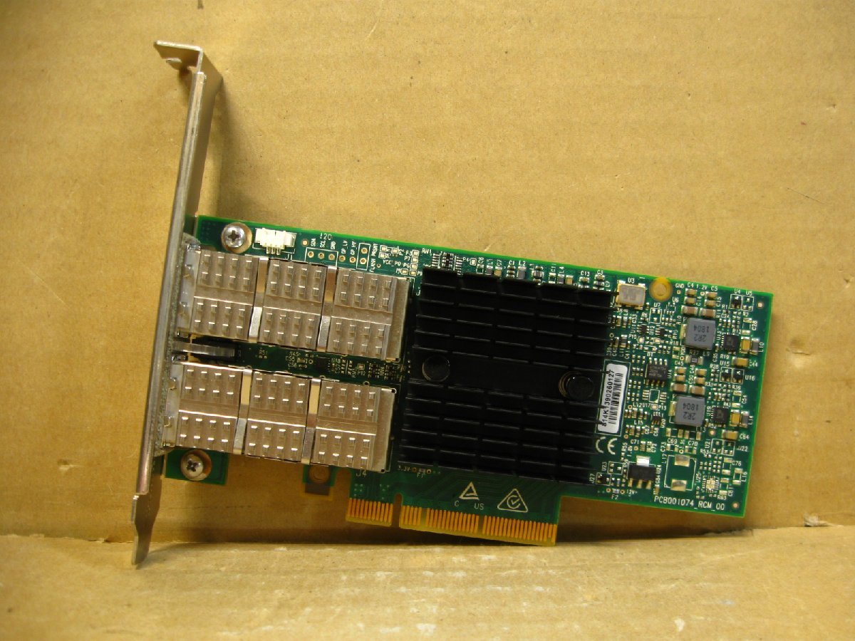 ▽HP 764284-B21 InfiniBand FDR/Ethernet 10Gb/40Gb 2ポート 544+QSFP Adapter PCI-EX 中古 764616-001 764736-001_画像1