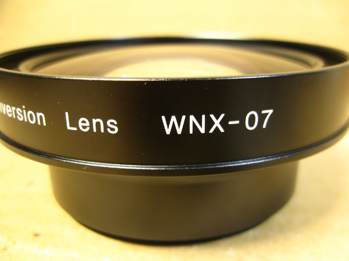 ▽Zunow 0.7倍 WNX-07 ワイドコンバージョンレンズ 72mm 中古 ズノー_画像2