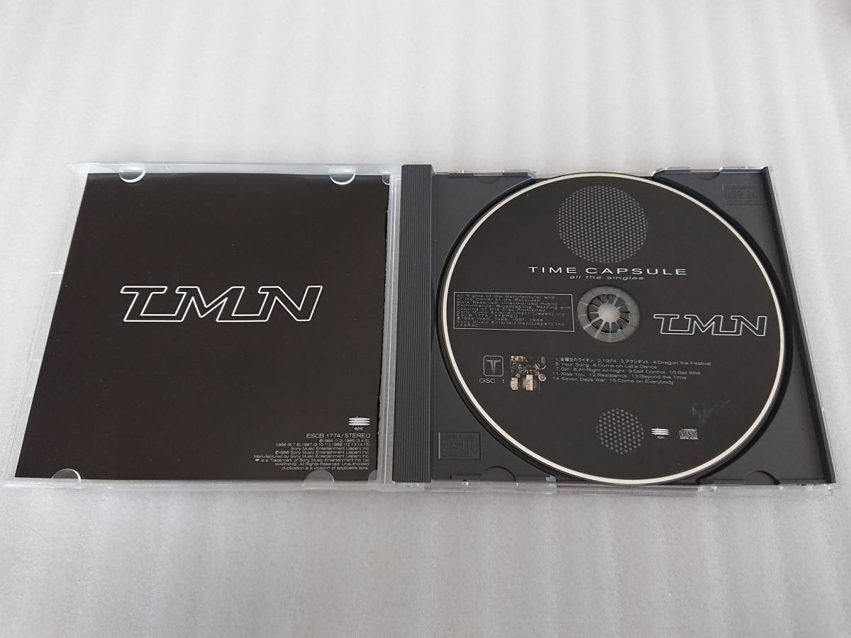 TMN TM NETWORK ネットワーク TIME CAPSULE タイム カプセル all the singles 初回 限定 特典 2枚組 Best ベスト 小室哲哉 宇都宮隆_画像5