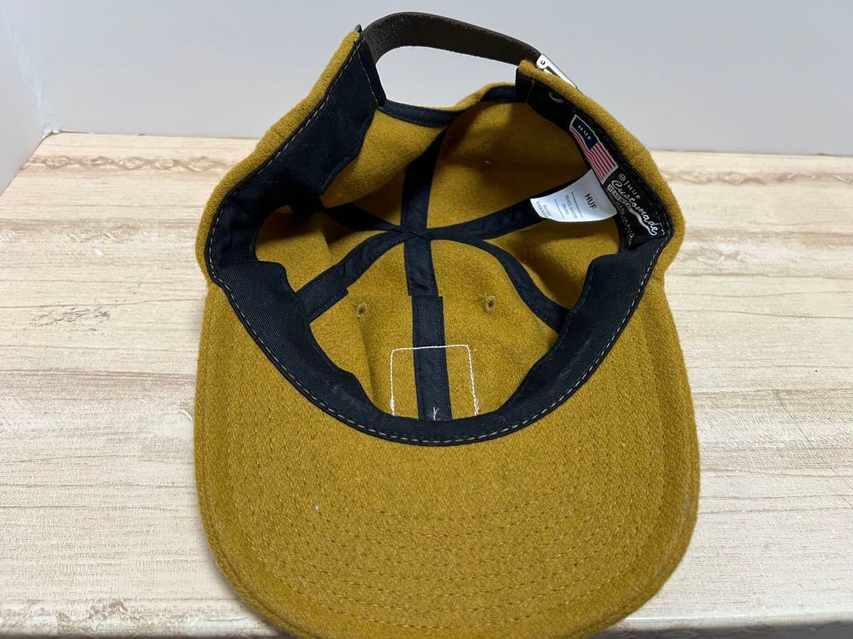 【海外限定】HUF ハフ　キャップ 帽子 Box logo ボックスロゴ　rn#:114910 wool