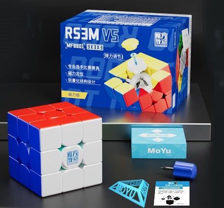 ルービックキューブ RS3M V5スピードキューブ立体パズル磁石搭載_画像1