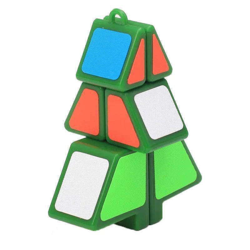 クリスマスツリー　ルービックキューブ　キーホルダー　立体パズル プレゼント　_画像4