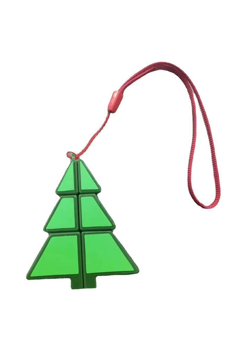 クリスマスツリー　ルービックキューブ　キーホルダー　立体パズル プレゼント　_画像2