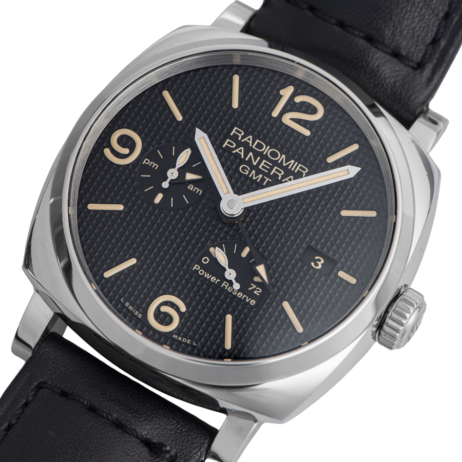 OFFICINE PANERAI オフィチーネパネライ ラジオミール 1940 3デイズ GMT パワーリザーブ アッチャイオ PAM00628_画像3