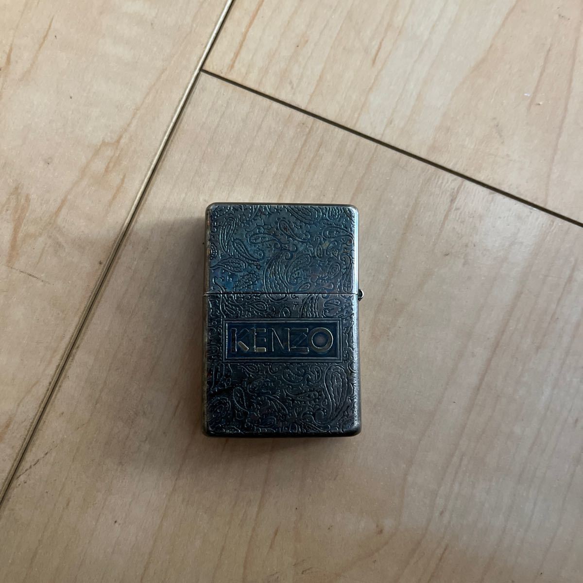 ZIPPO KENZO オイルライター ジッポー ケンゾー 喫煙具 シルバー ジャンク品 ★18_画像2