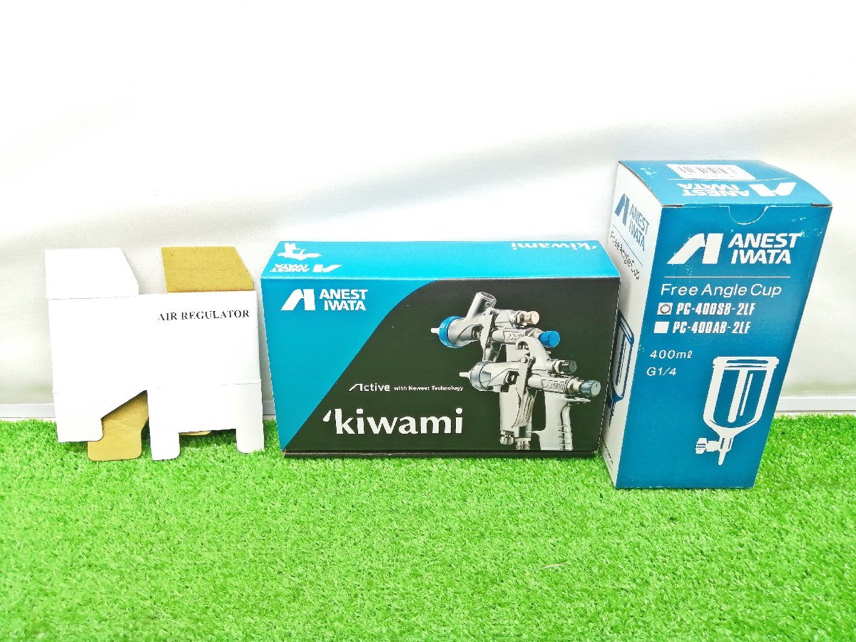 保管品 中古美品 アネスト岩田 スプレーガン セット アニバーサリー 限定モデル KIWAMI-1-13B10S9_画像9