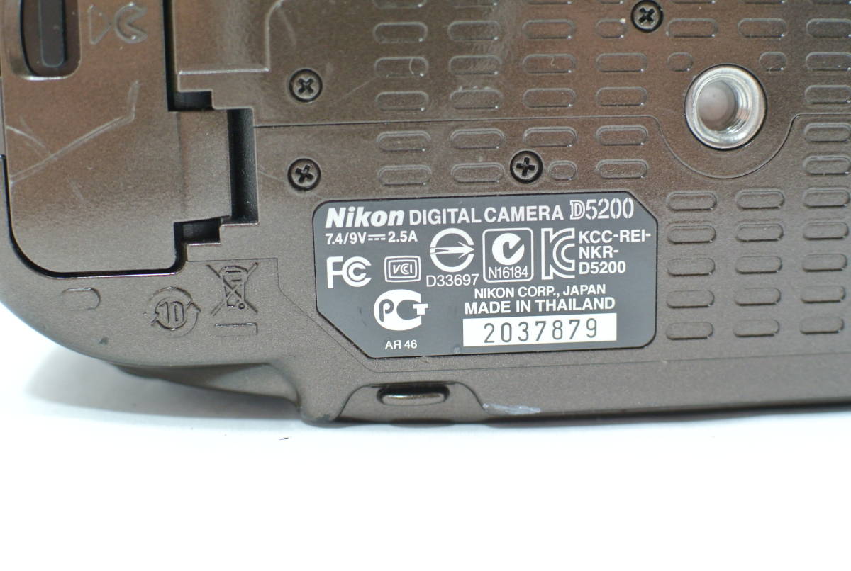 Nikon ニコン D5200 / Nikon AF-S DX NIKKOR 18-55mm 1:3.5-5.6G VR デジタル 一眼レフ カメラ デジカメ 本体 レンズ 中古_画像8