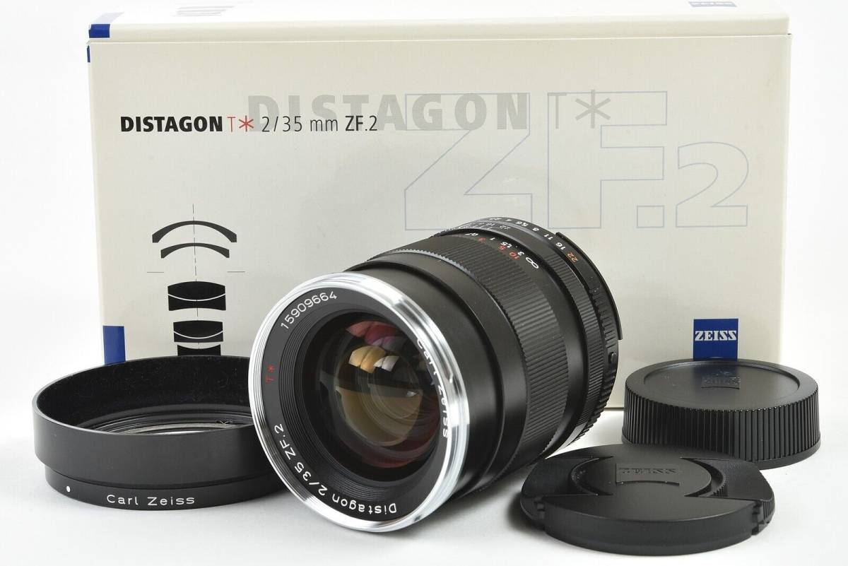 ★極美品★Carl Zeiss ディスタゴン Distagon 35mm F2 ZF.2 NIKON ニコン 元箱付き♪/n62_画像1