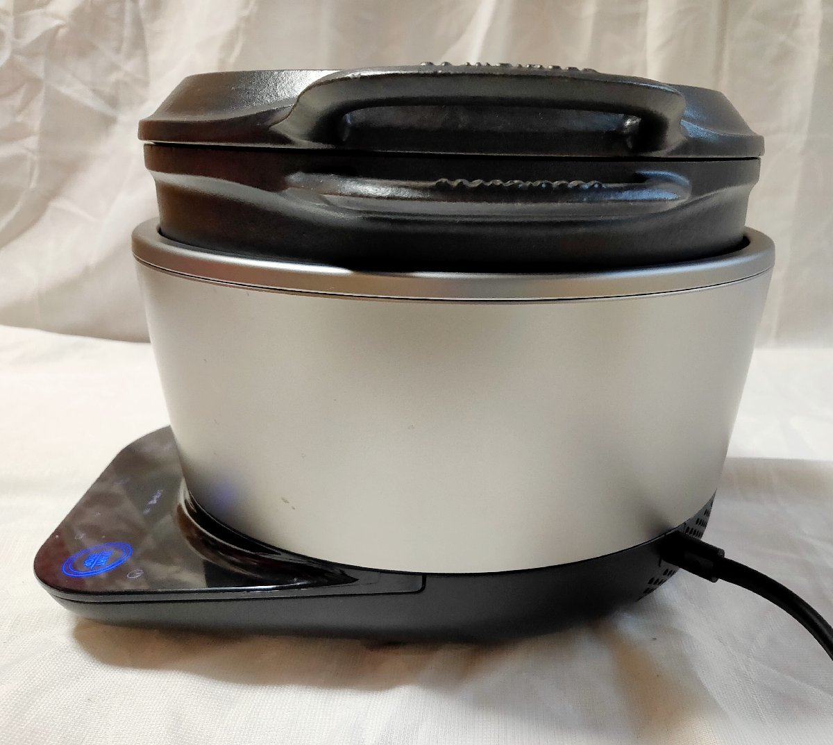 ★VERMICULAR RICEPOT/POT HEATER バーミキュラ ライスポット/ポットヒーター PH23A★ 鋳物ホーロー鍋用 IH調理器 炊飯器 動作確認済 01625_画像4