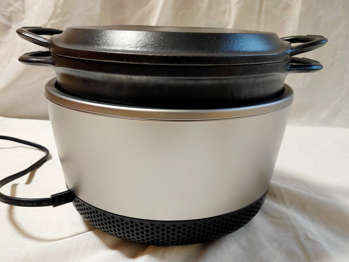 ★VERMICULAR RICEPOT/POT HEATER バーミキュラ ライスポット/ポットヒーター PH23A★ 鋳物ホーロー鍋用 IH調理器 炊飯器 動作確認済 01625_画像6