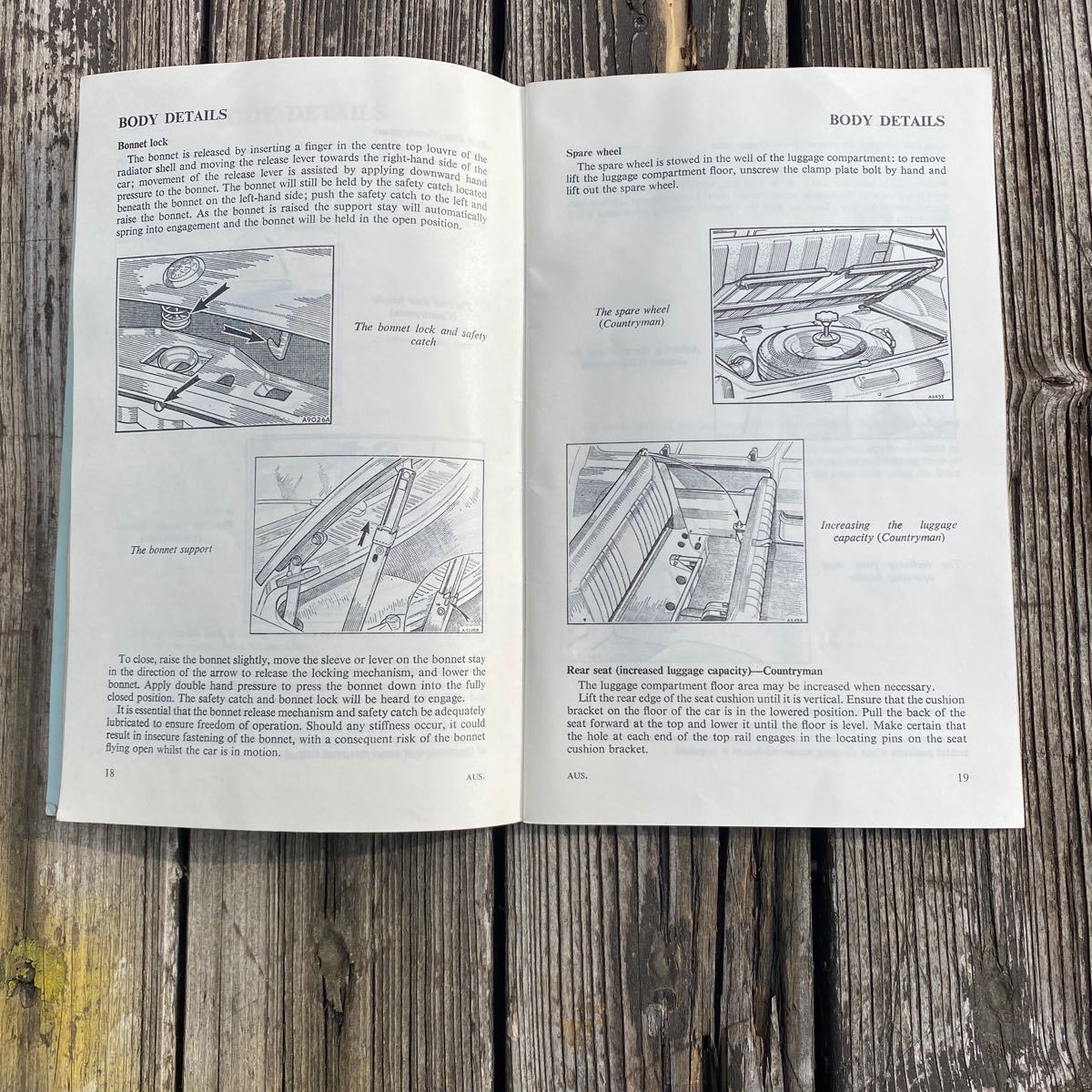BMC AUSTIN 1100 Drivrr*s Handbook* Austin 1100 driver's рука книжка 1966 оригинальная деталь Британия производства / Morris / Morris /ADO16/ bump la