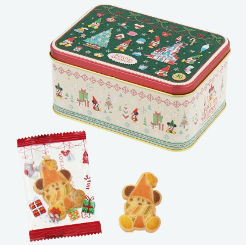 ディズニークリスマス2023 リルリンリン クッキー缶 未開封新品 クリスマスの妖精 Disney _画像1