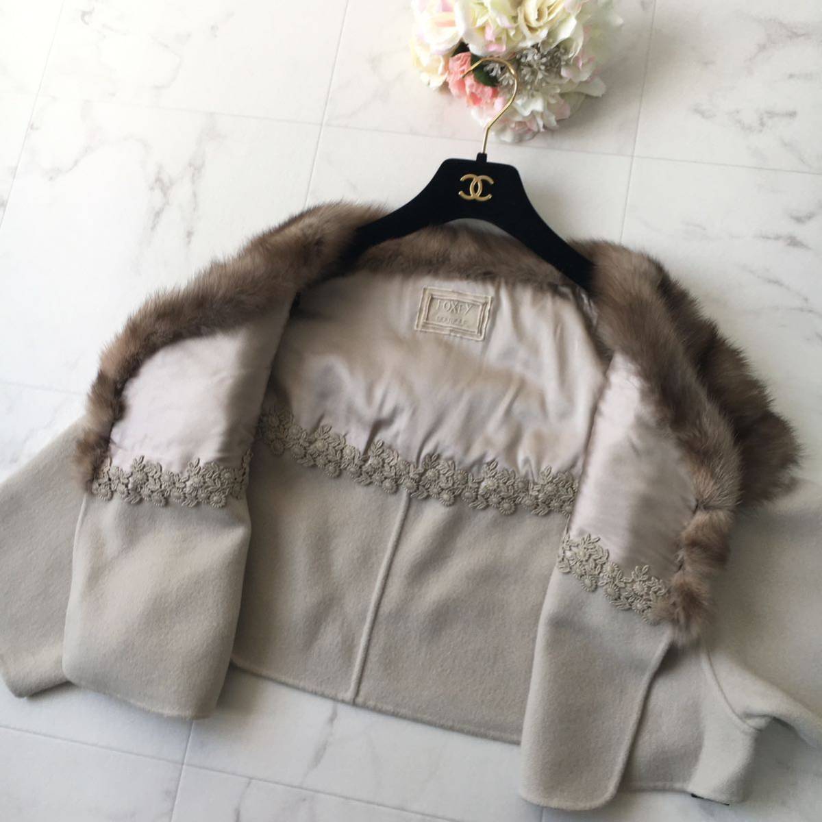 美品 定価110万 FOXEY フォクシー セーブルファー ジャケット 美品 定価110万 FOXEY フォクシー セーブルファー ジャケット