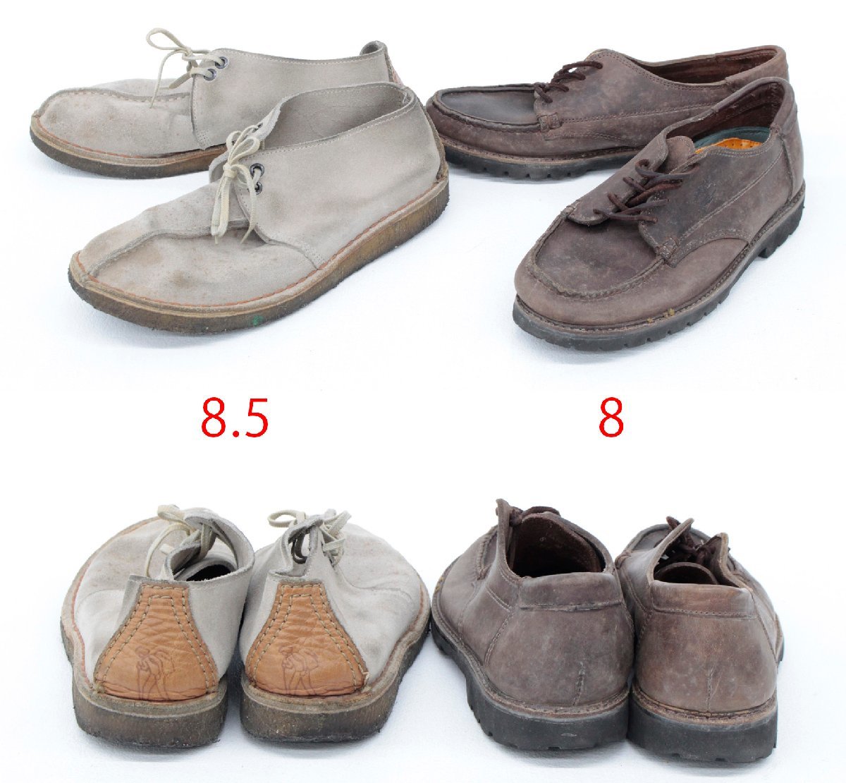 【中古品】サイズ色々 スニーカー 革靴 8足 まとめ REGAL リーガル Clarks クラークス PELLICO SUNNY ペリーコ サニー 他：_画像2