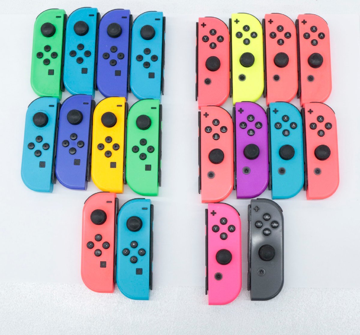 【中古・ジャンク品】Nintendo Switch Joy-Con　(L)×10　(R)×10 　20個セット ジョイコン【未検品】'_画像1