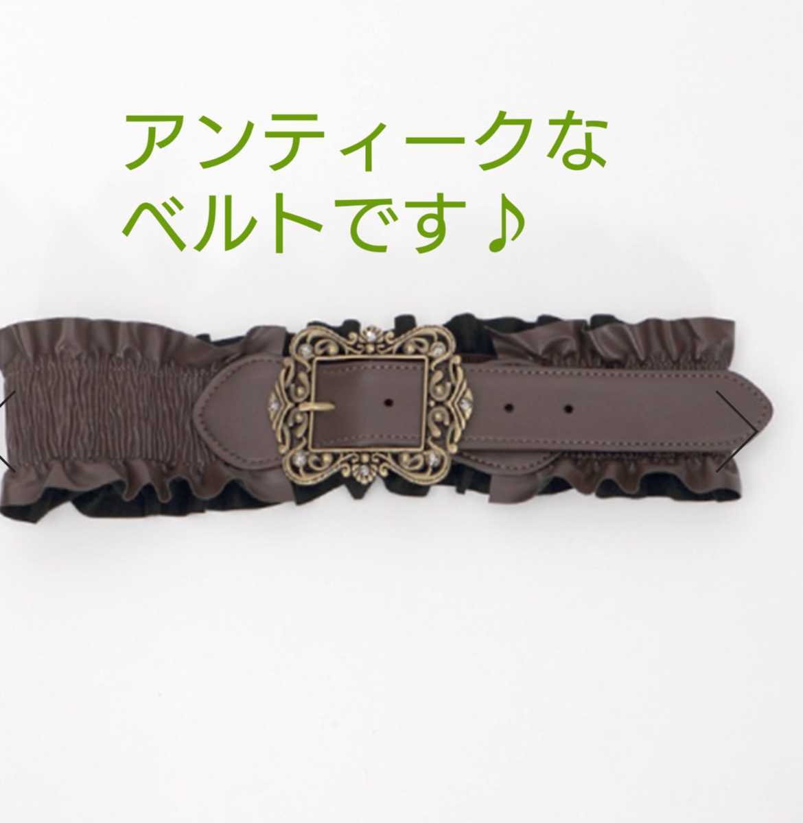 ☆アクシーズ　ファム　☆＊新品＊クラシカル　バックル　ゴムベルト　☆☆＊＊＊_画像6