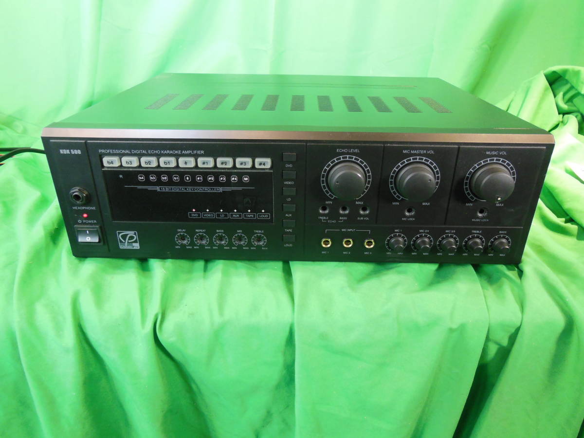 hf231223-003B7 Classic Pro KOK500 デジタル エコー カラオケアンプ 音出し確認済み 動作品 中古 音響機器