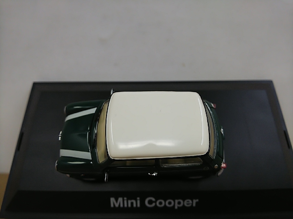 ■ Schucoシュコー製 1/43 MINI COOPER グリーン×ホワイト ミニクーパー モデルミニカー_画像5