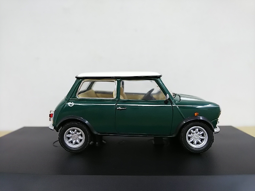 ■ Schucoシュコー製 1/43 MINI COOPER グリーン×ホワイト ミニクーパー モデルミニカー_画像4