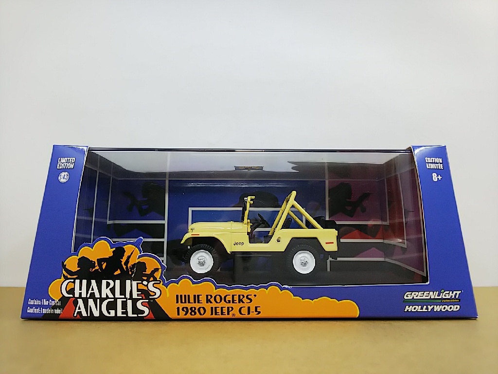 ■ GREENLIGHTグリーンライト CHARLIE’S ANGELSチャーリーエンジェル 1/43 JULIE ROGERS’ 1980 JEEP CJ-5 ジープ モデルミニカー_画像8