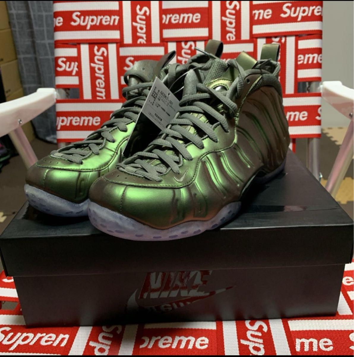 新品未使用NIKE WMNS AIR FOAMPOSITE ONE US10.5