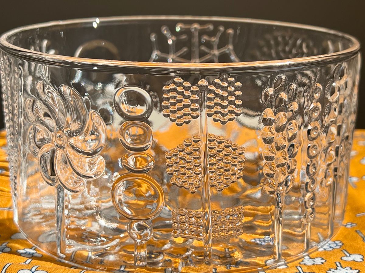 未使用品 復刻版 フローラ ボウル 150mm クリア 布付き スコープ 未使用品 復刻版 フローラ ボウル 150mm クリア 布付き スコープ