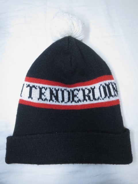 * TENDERLOIN Tenderloin bonbon knit cap black wool acrylic fiber the first period Challenger 