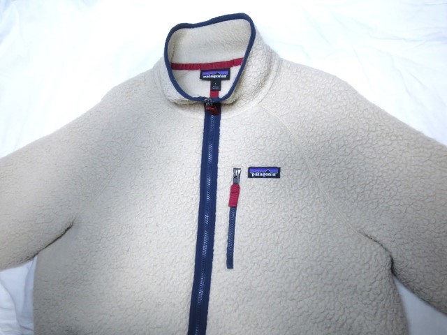 patagonia レトロ パイル ジャケット サイズ L 窪塚洋介 着 パタゴニア フリース ELKH 2019 カーディガン ナチュラル_画像4