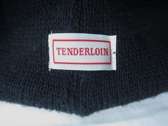 * TENDERLOIN Tenderloin bonbon knit cap black wool acrylic fiber the first period Challenger 