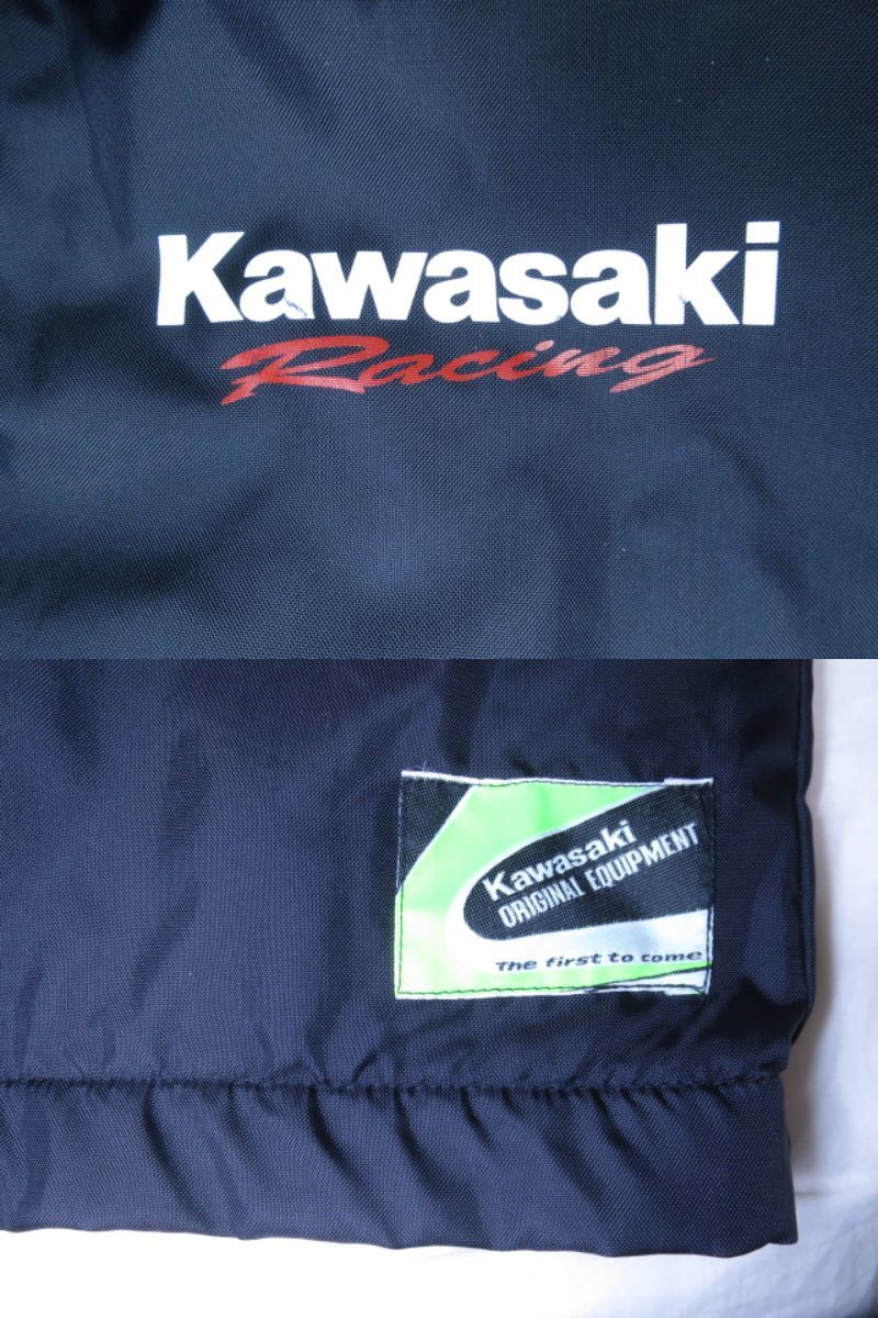 kawasaki Racing カワサキ レーシング ベンチコート M ~ L 裏 kawasaki Racing カワサキ レーシング ベンチコート M ~ L 裏