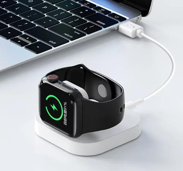 Apple Watch ワイヤレス 充電器 スタンド USB Type-C 接続 マグネット充電器 ワイヤレス充電 ホルダー 充電スタンド 薄型 携帯_画像4